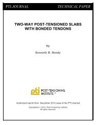design of post tensioned slabs on ground 3rd edition manual